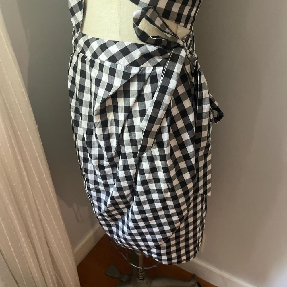 1950s 2-piece Joana black white gingham set rockabilly pinup set - Picture 5 of 6